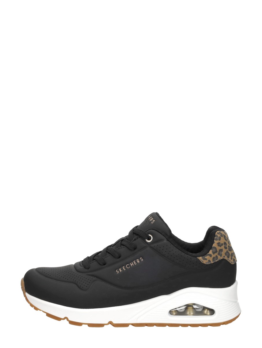 Skechers UNO-JUNGLE NITE Dames Sneakers - Zwart