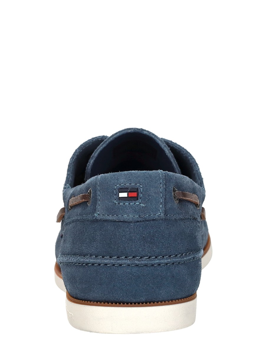 Tommy Hilfiger - Th Boat Shoe Core Suede – licht blauw – foto 3 van 4
