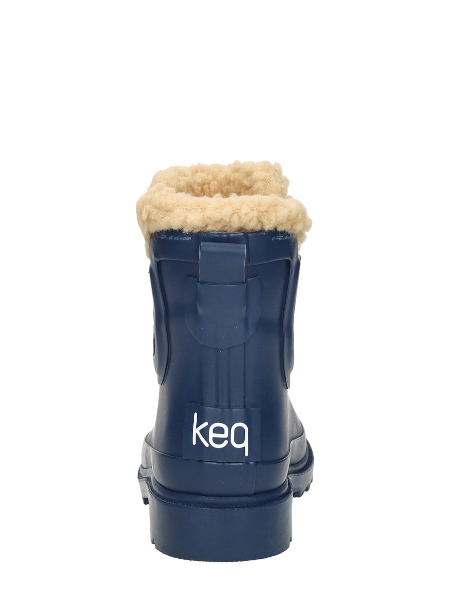 Keq - Chelsea Rainboots Fur – blauw – foto 3 van 4