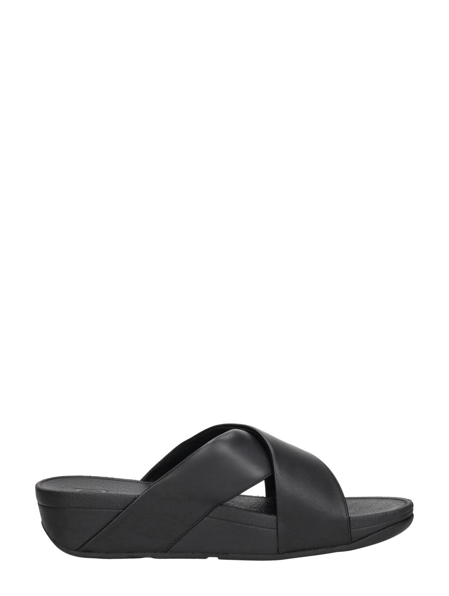 FitFlop - Lulu Leather Cross Slides – foto 4 van 4
