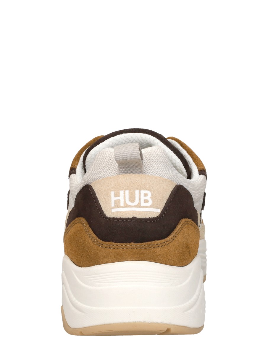 HUB Glide herensneaker bruin