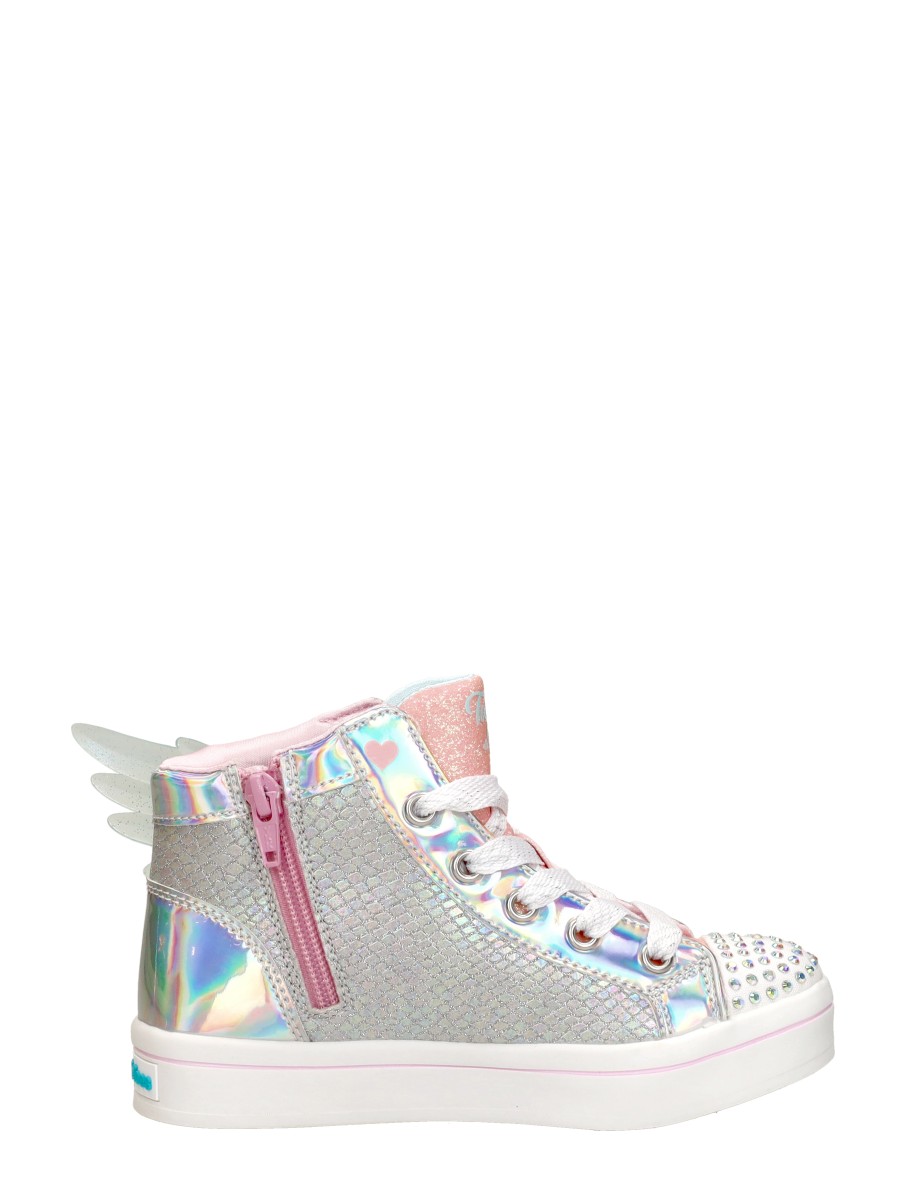 Skechers - Twinkletoes: Twi-lites 2.0 Zilver – foto 4 van 4