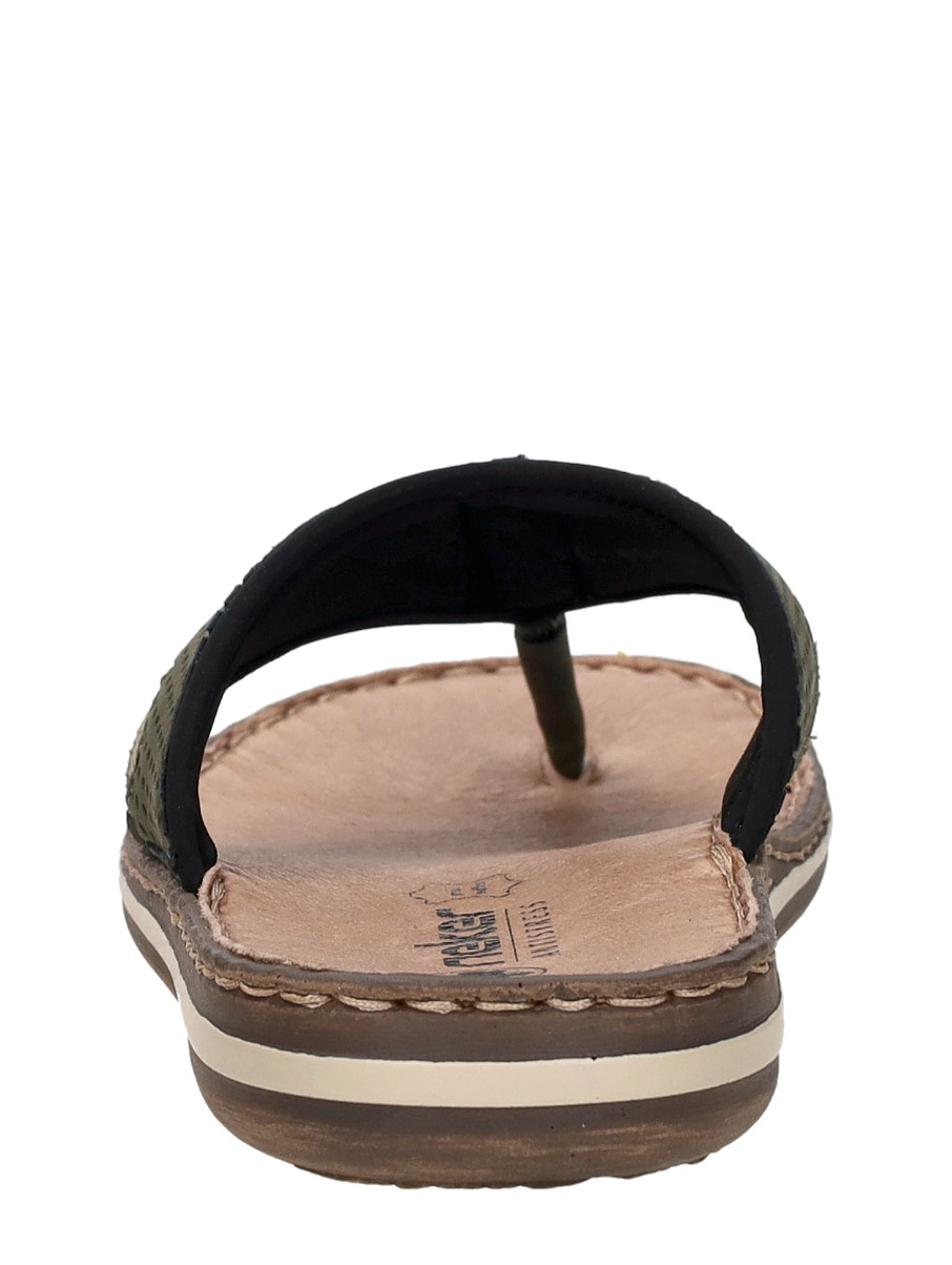 Rieker - Teenslippers – groen – foto 3 van 4