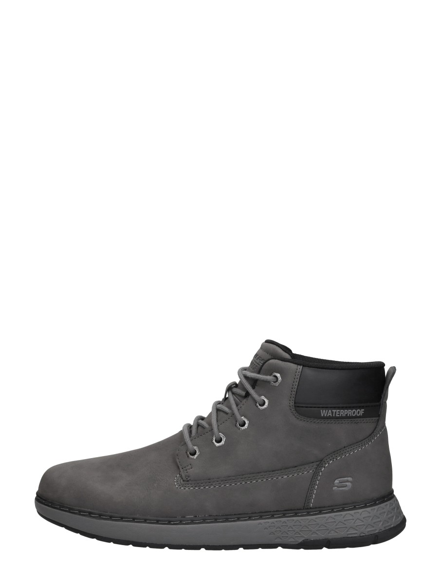 Skechers Relaxed Fit: Garlan Deno – Donkergrijs