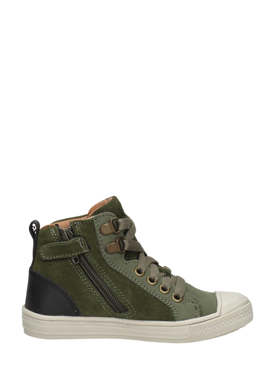 Keq - Veterschoenen Hoog – groen – foto 4 van 4