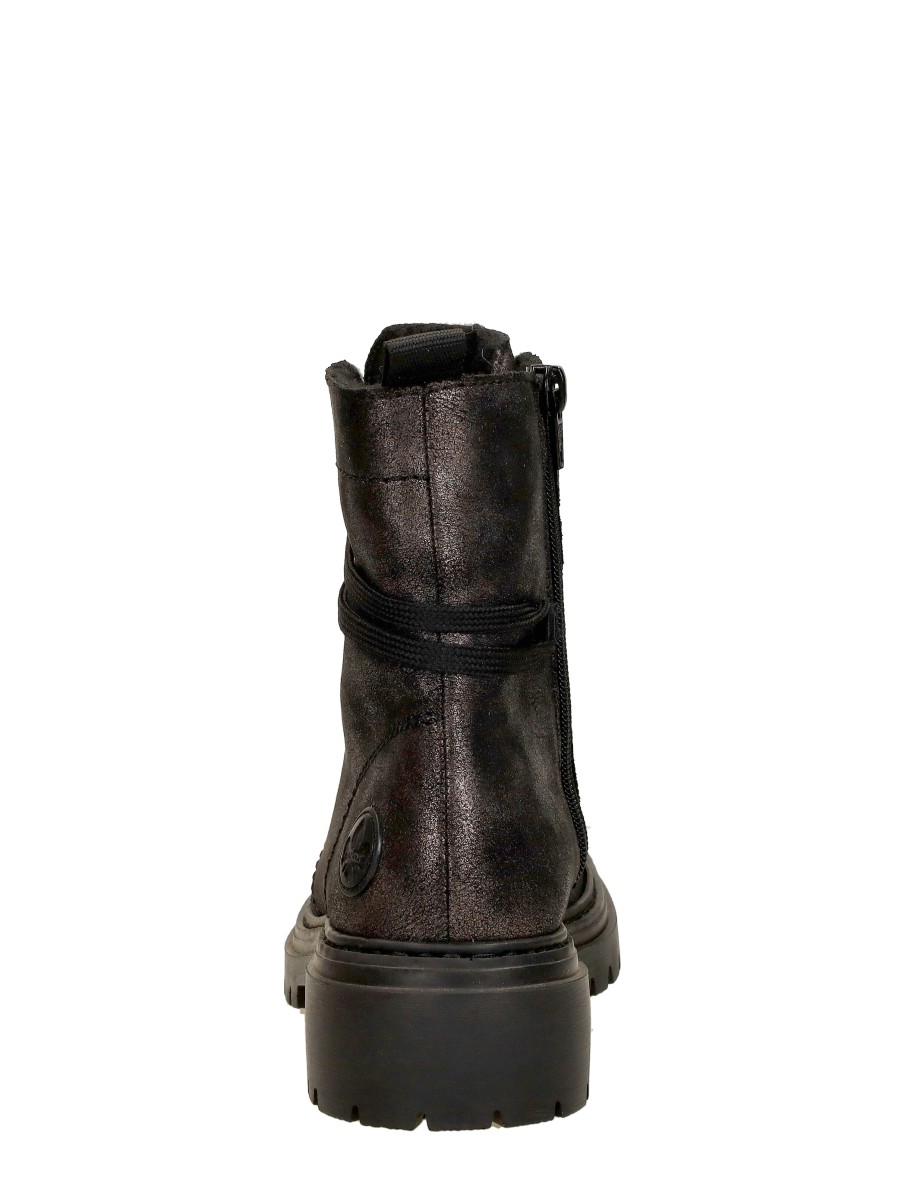 Rieker - Veterschoenen Hoog – brons – foto 3 van 4