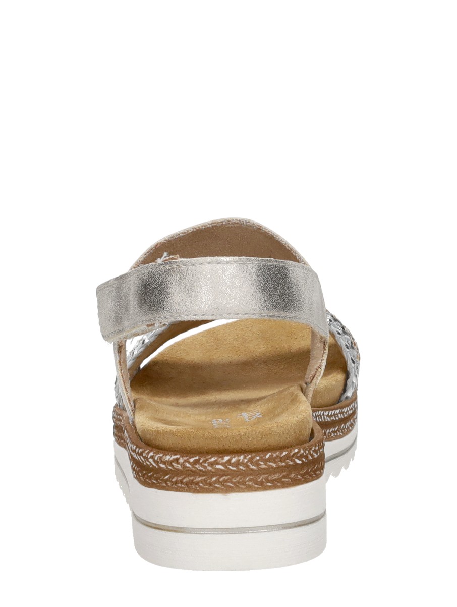 Remonte - Sandalen Plat – goudkleur – foto 3 van 4