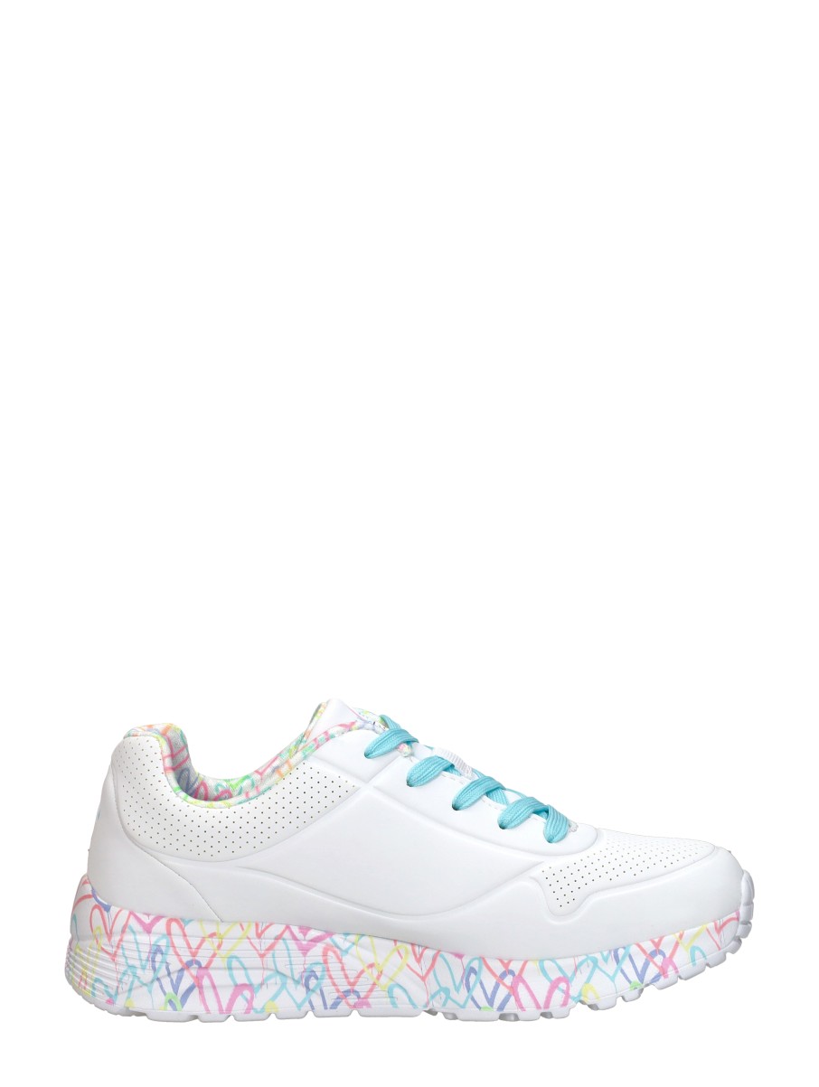 Skechers - Jgoldcrown: Uno Lite – wit – foto 4 van 4