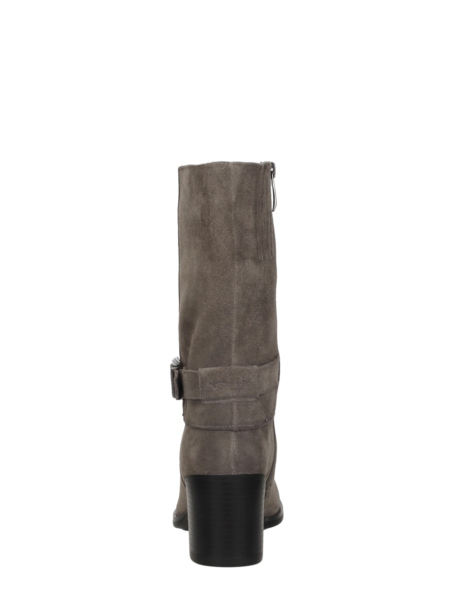 Tamaris - Enkellaarsjes Hak – taupe – foto 3 van 4