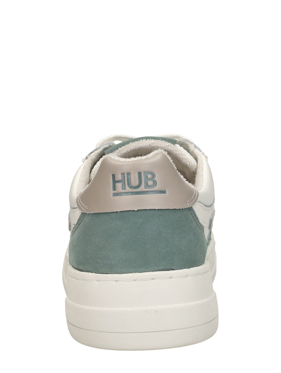 HUB Court herensneaker wit