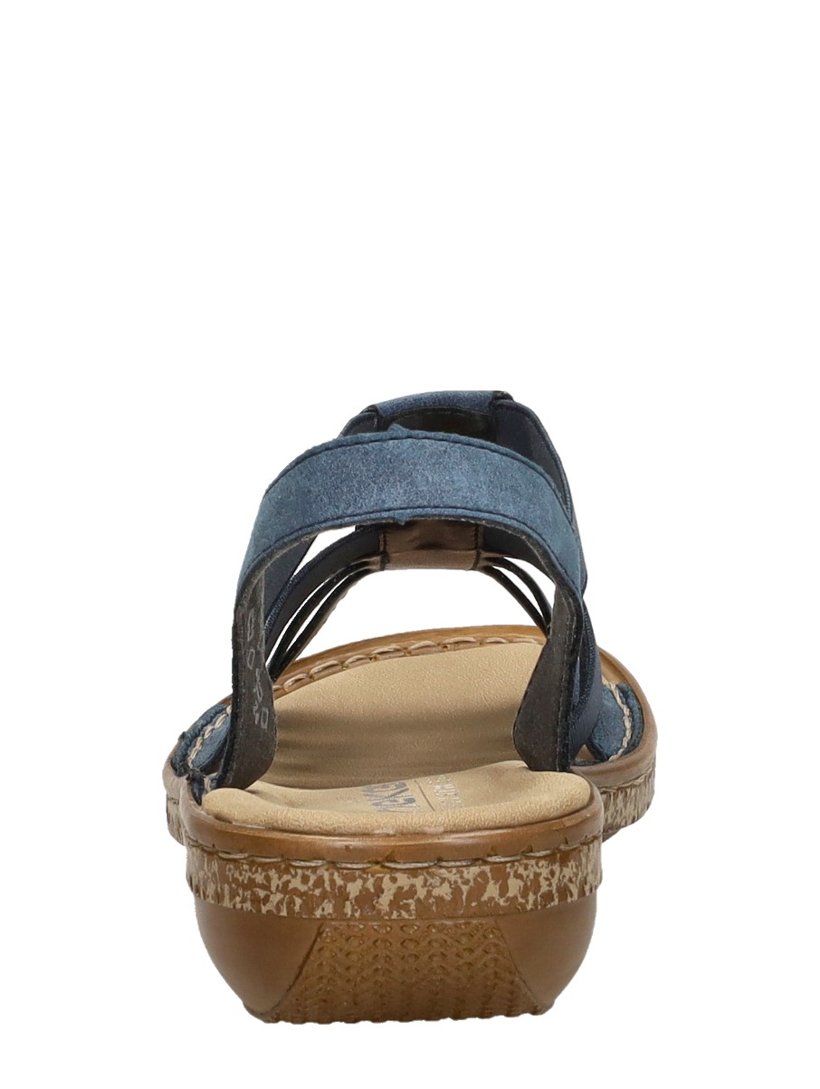 Rieker - Sandalen Plat – blauw – foto 3 van 4