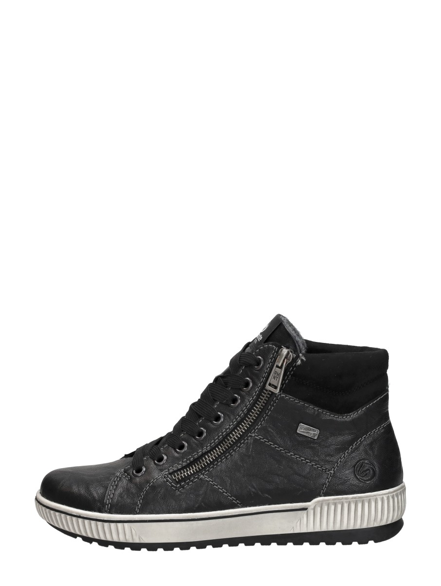 Remonte Veterschoenen Hoog – Zwart