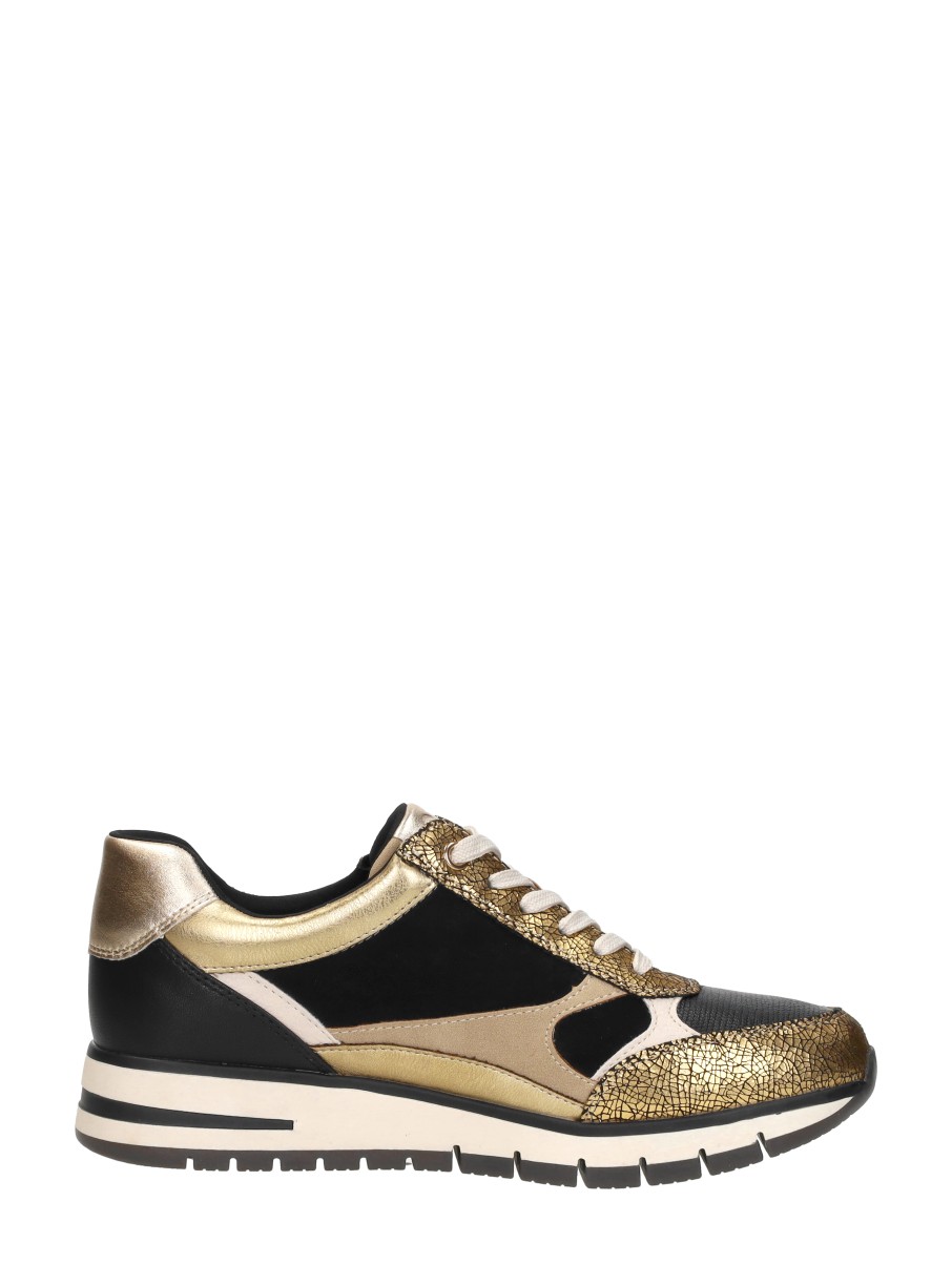 Marco tozzi - Sneakers Laag – goudkleur – foto 4 van 4
