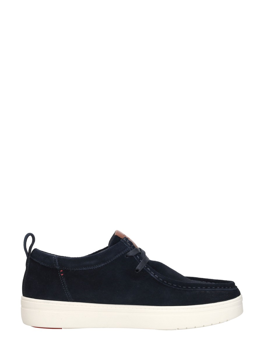 Tommy Hilfiger - Modern Light Suede Moc Toe Shoe – blauw – foto 4 van 4
