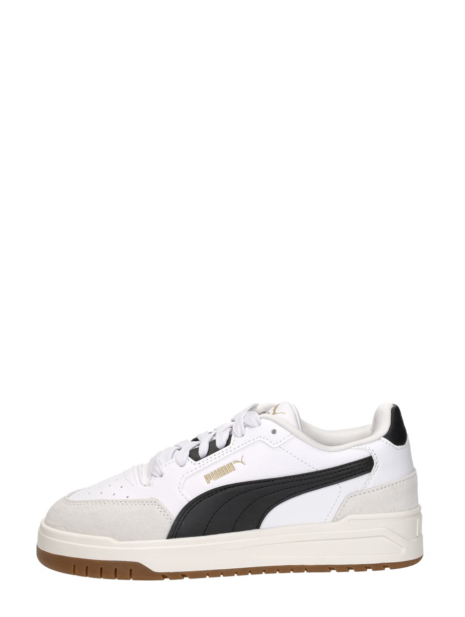 Puma Shuffle kindersneaker wit