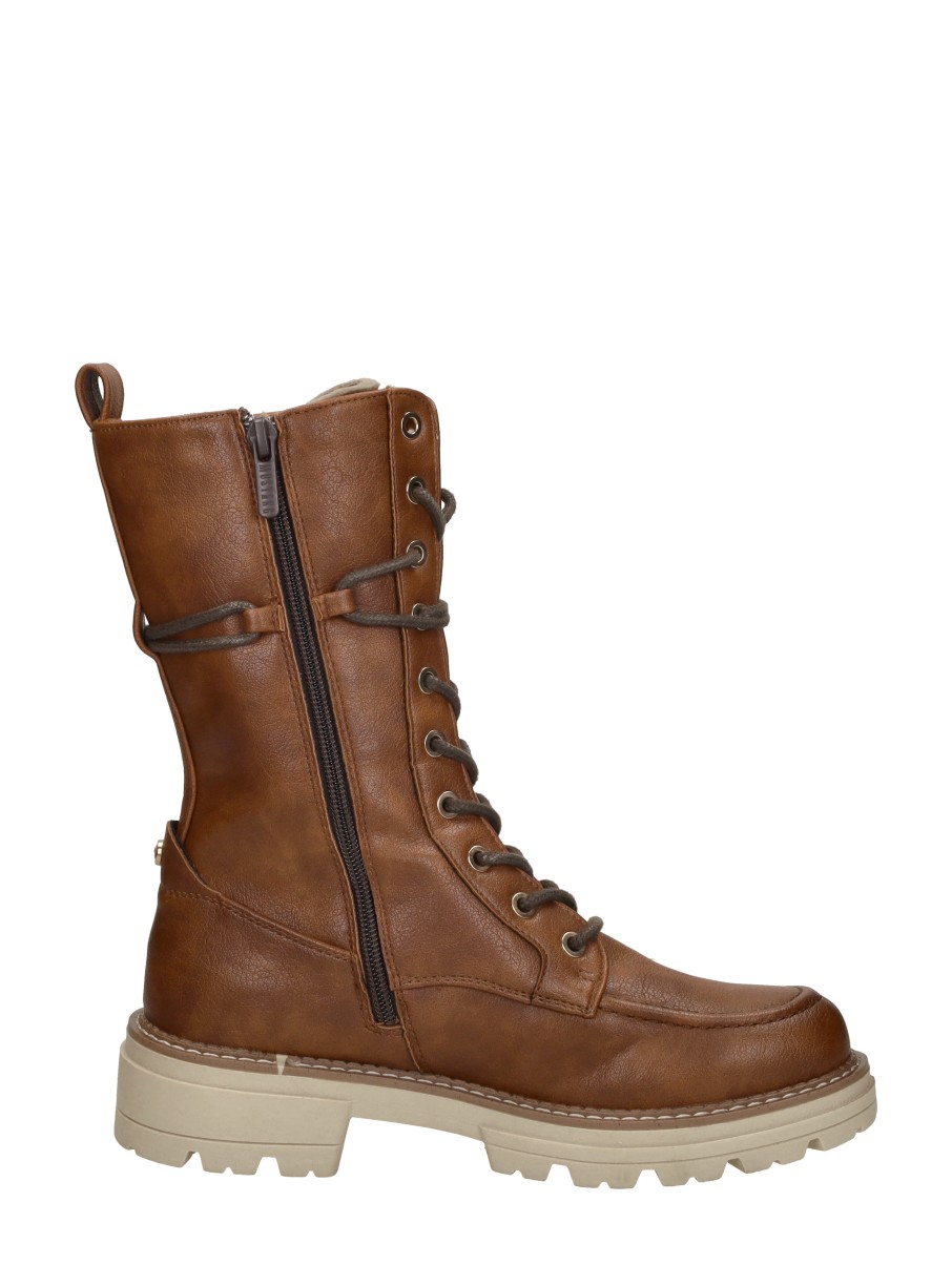 Mustang - Veterschoenen Hoog – cognac – foto 4 van 4