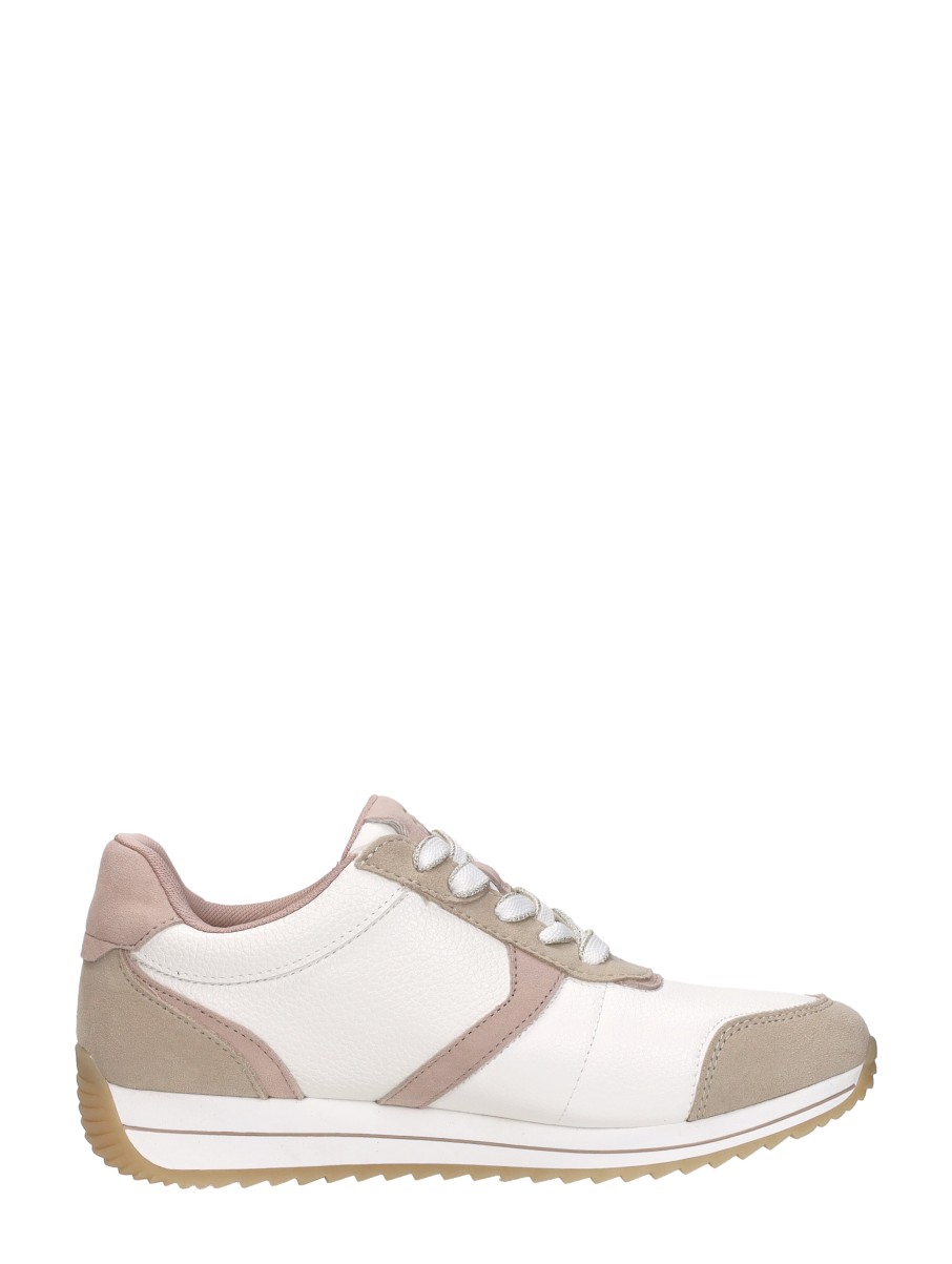 Tamaris Wide Fit - Veterschoenen Laag – beige – foto 4 van 4