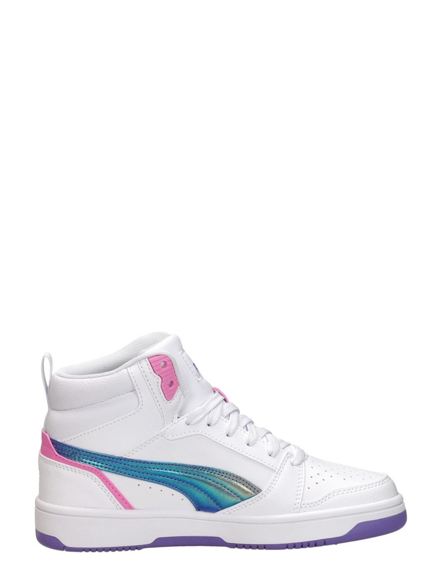Puma - Puma Rebound V6 Mid Bouncy Sky Jr – wit – foto 4 van 4