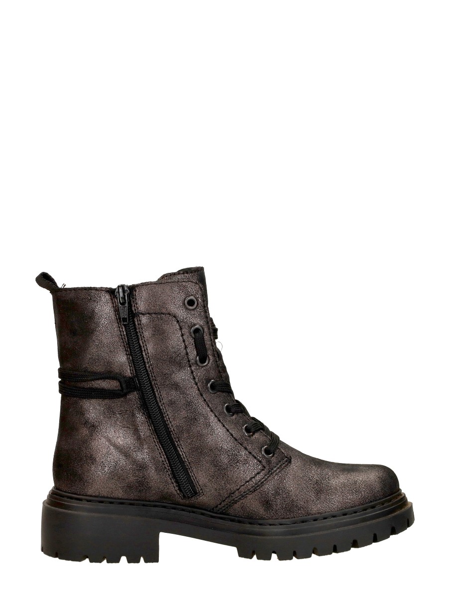 Rieker - Veterschoenen Hoog – brons – foto 4 van 4