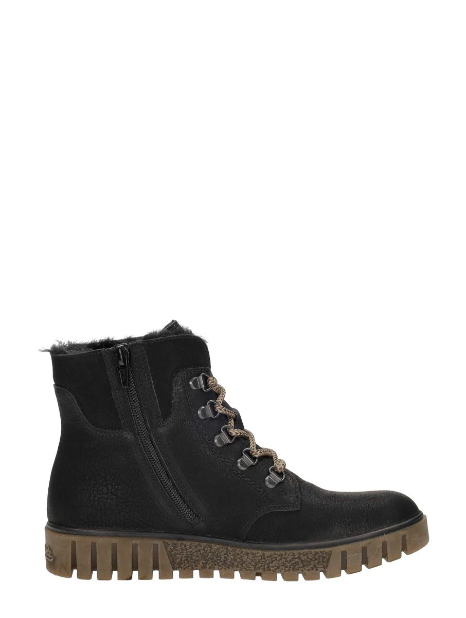 Rieker - Veterschoenen Hoog – zwart – foto 4 van 4