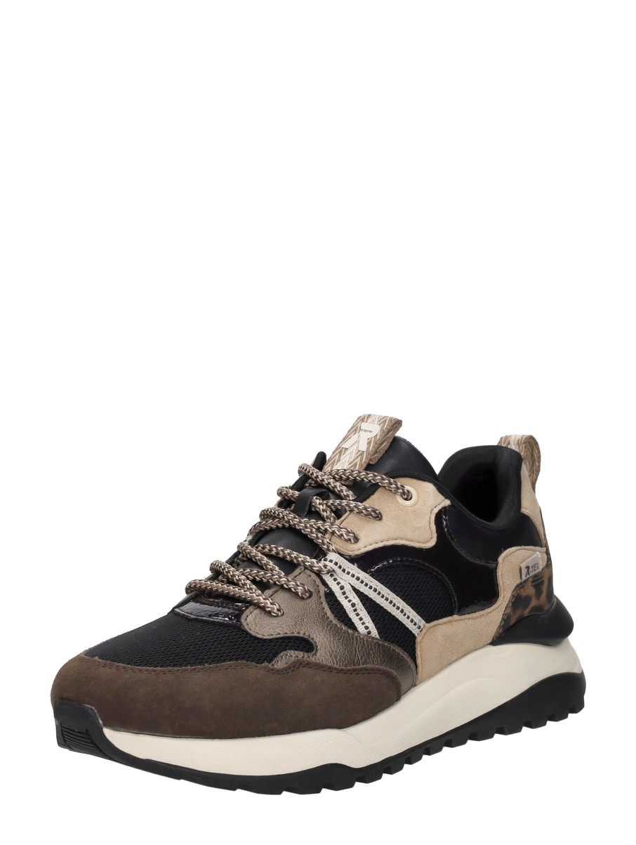 Rieker - Sneakers Laag – donkerbruin – foto 2 van 4