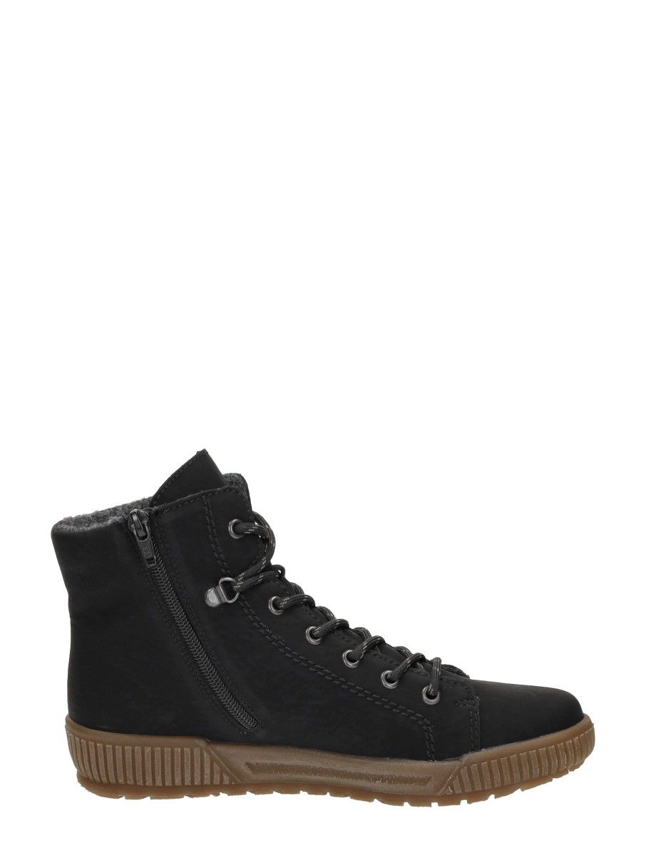 Rieker - Veterschoenen Hoog – zwart – foto 4 van 4