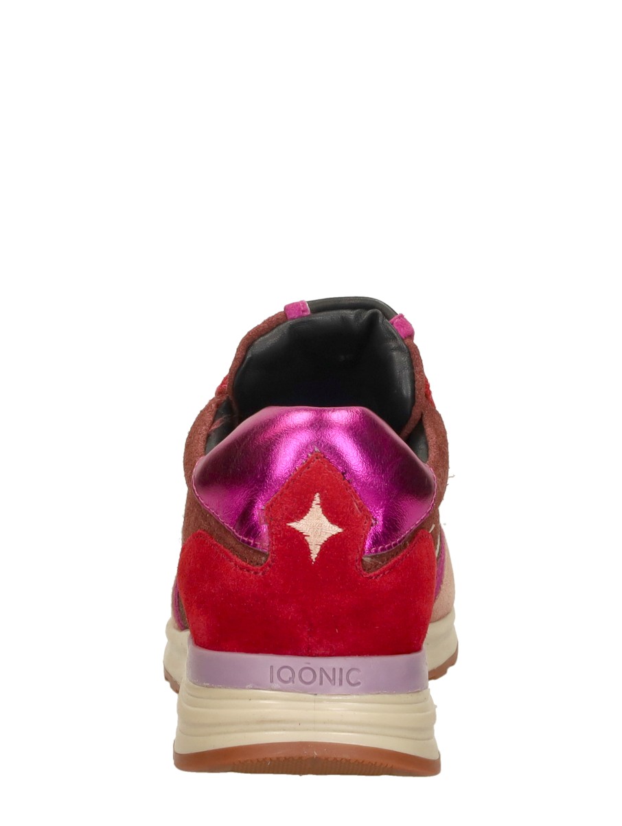 Iqonic - Sneakers Laag – roze – foto 3 van 4