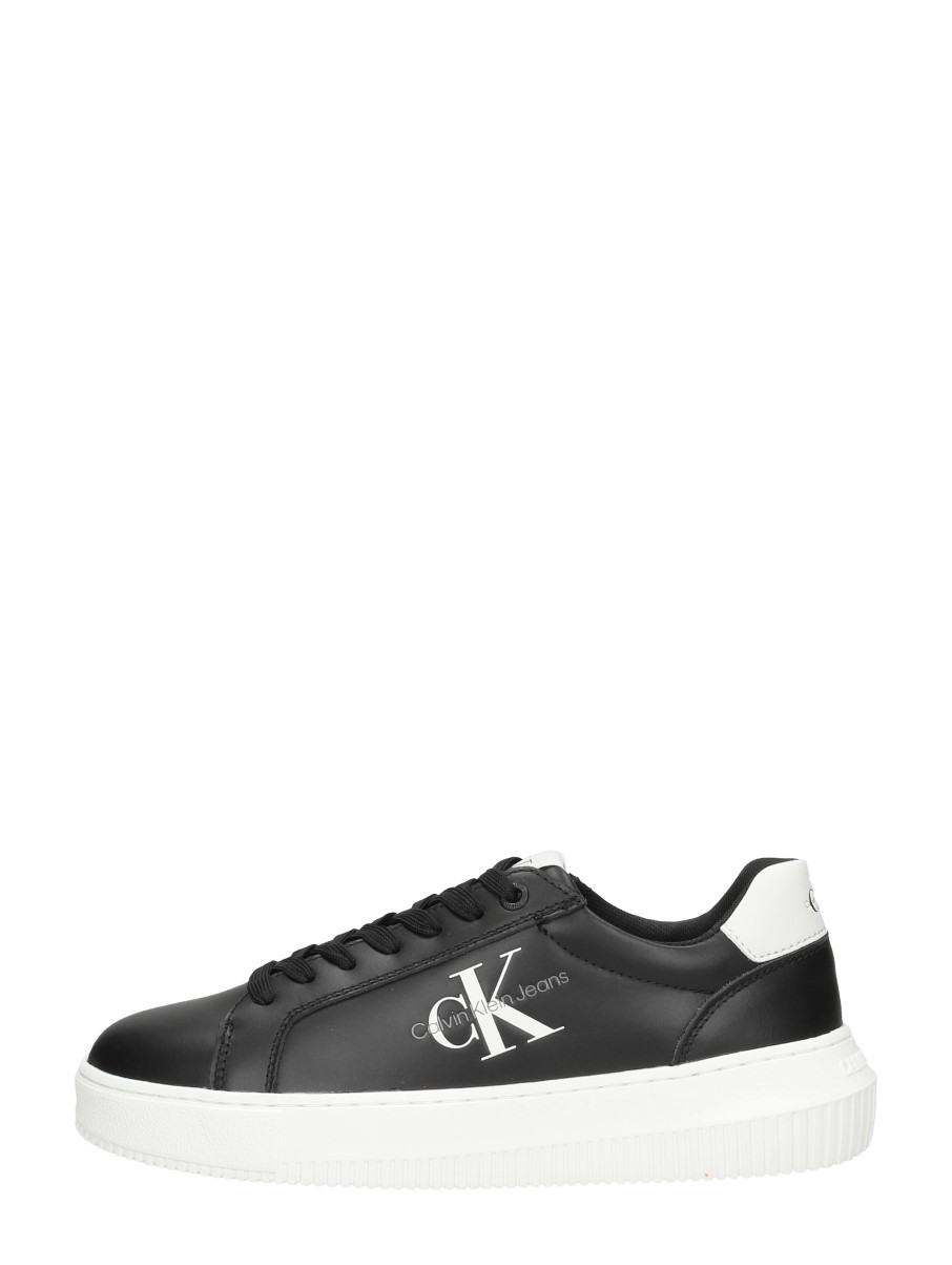 Calvin Klein Chunky Cupsole Monologo W – Zwart