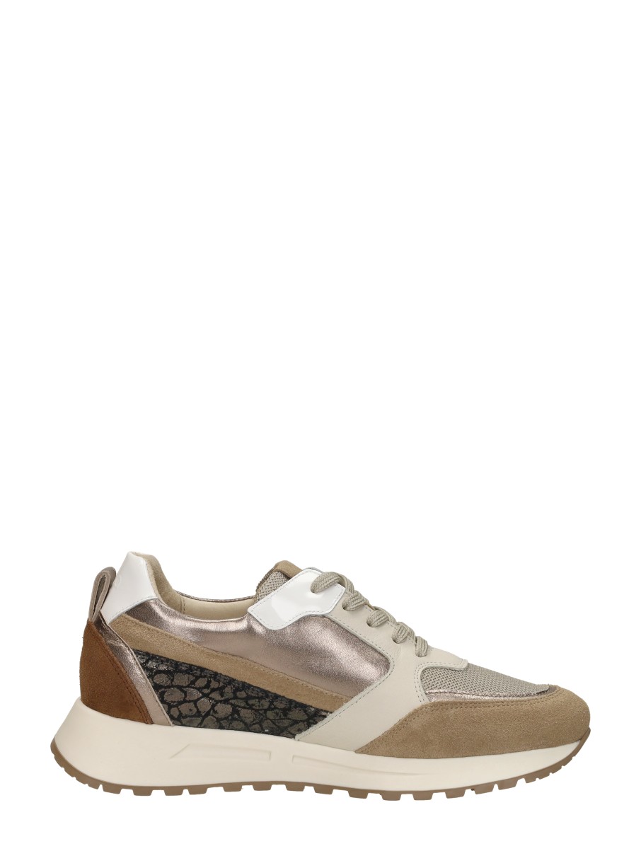Aqa - Sneakers Laag – beige – foto 4 van 4