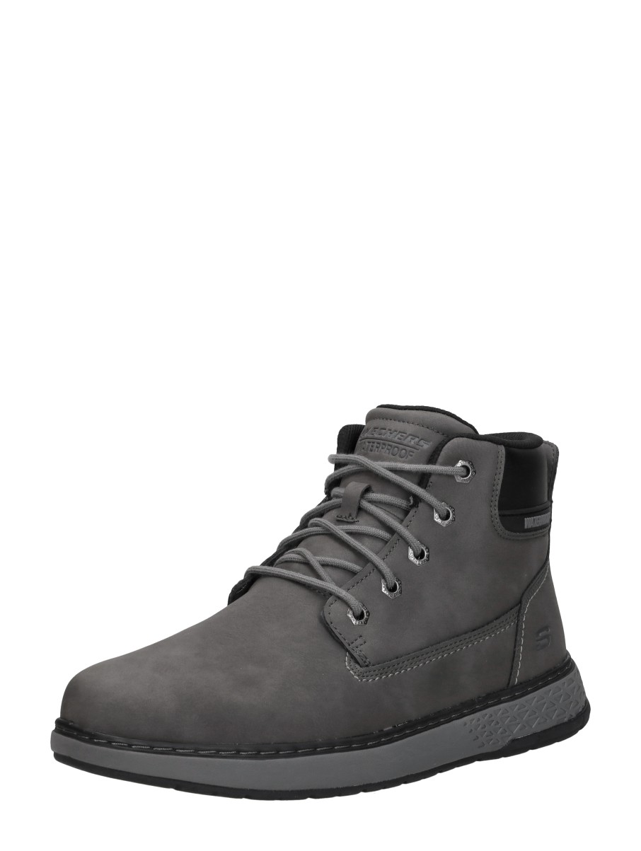 Skechers - Relaxed Fit: Garlan - Deno – donkergrijs – foto 2 van 4