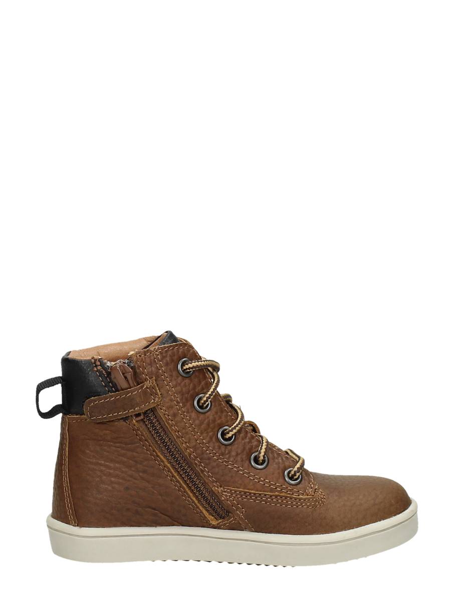 Keq - Veterschoenen Hoog – cognac – foto 4 van 4