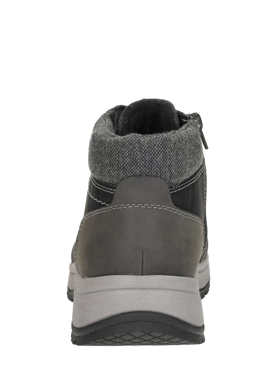 Rieker - Veterschoenen Hoog – zwart – foto 3 van 4