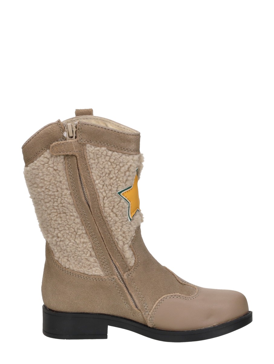 Shoesme - Lange Laarzen – taupe – foto 4 van 4