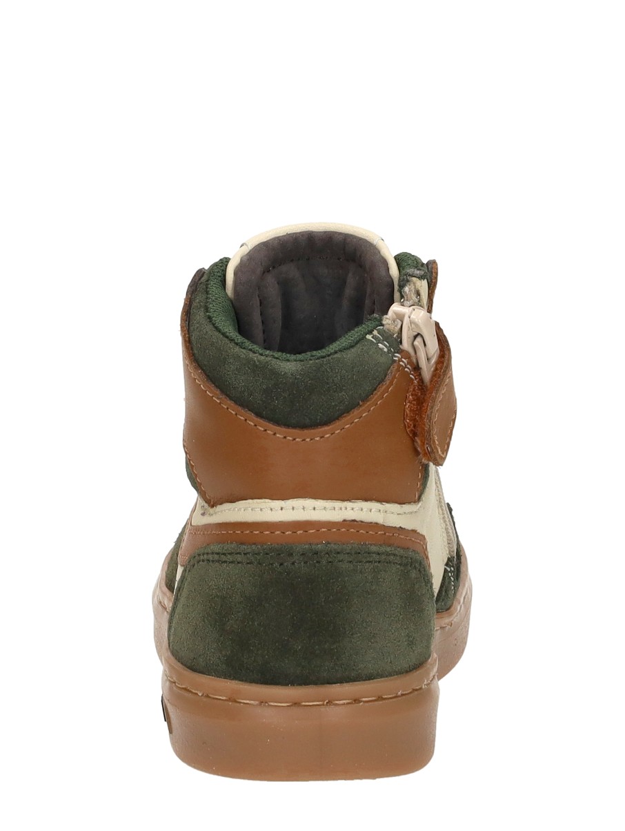 Keq - Veterschoenen Hoog – groen – foto 3 van 4