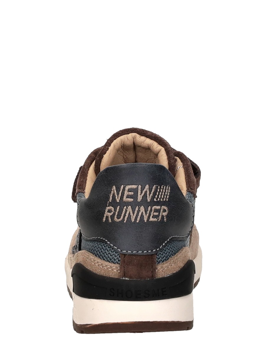 Shoesme - Sneakers Laag – donkerbruin – foto 3 van 4