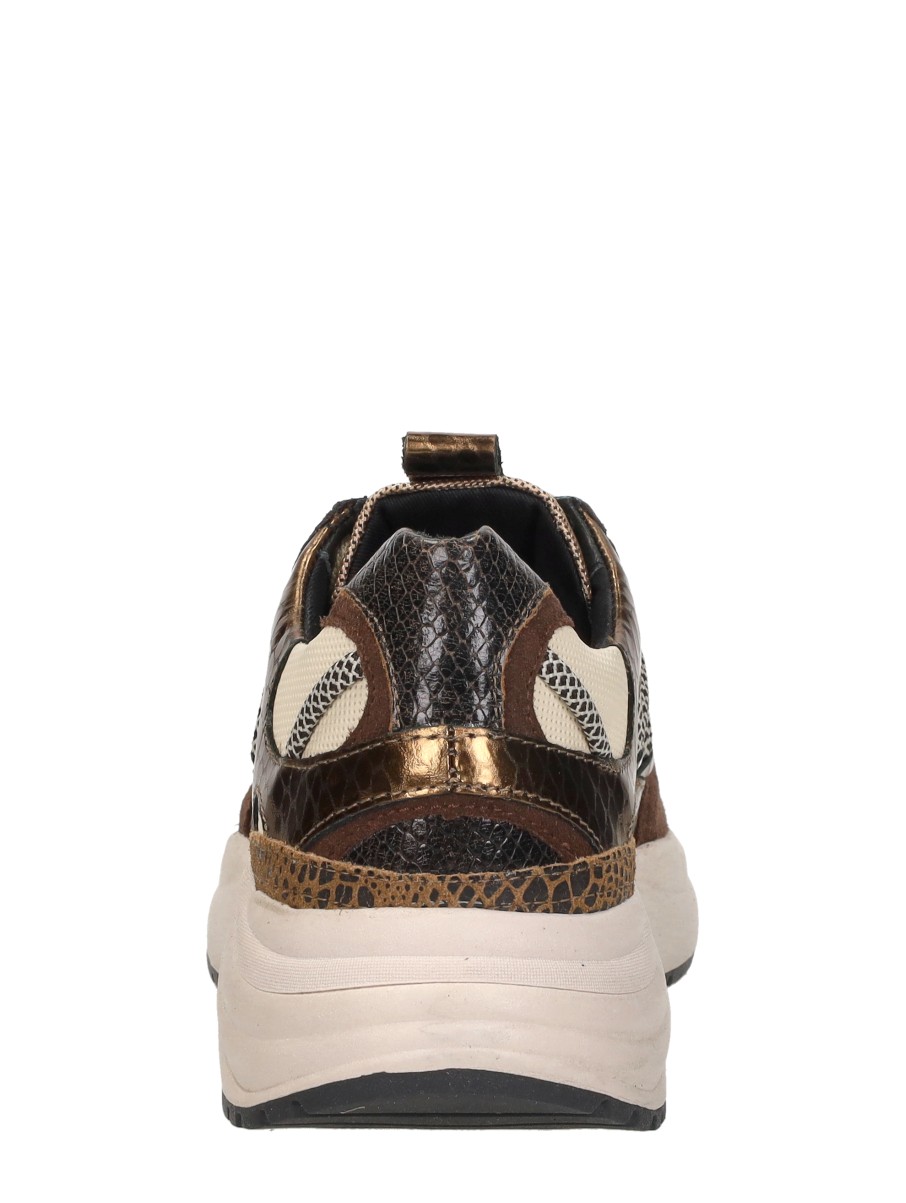 Sub55 - Sneakers Laag – donkerbruin – foto 3 van 4