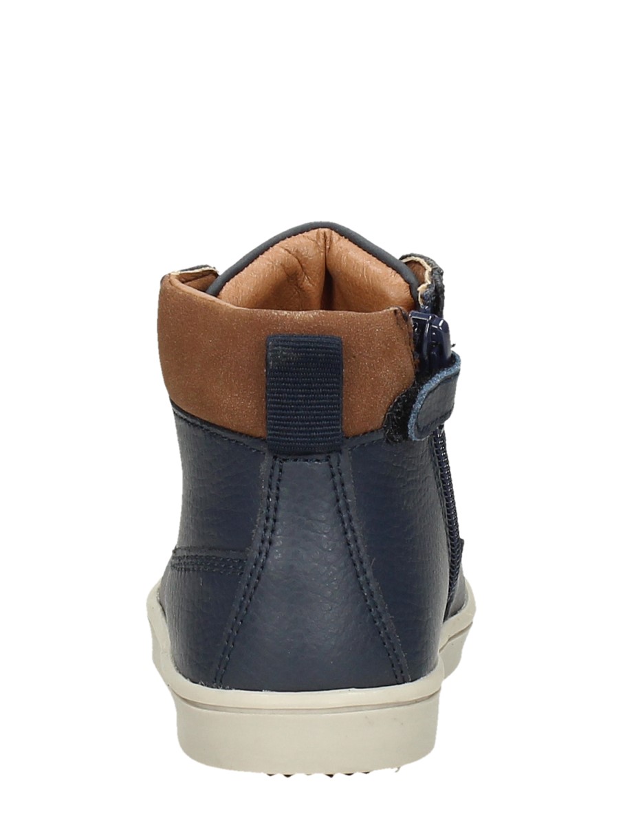 Keq - Veterschoenen Hoog – blauw – foto 3 van 4