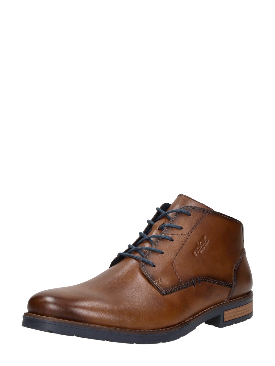 Rieker - Veterschoenen Hoog – cognac – foto 2 van 4