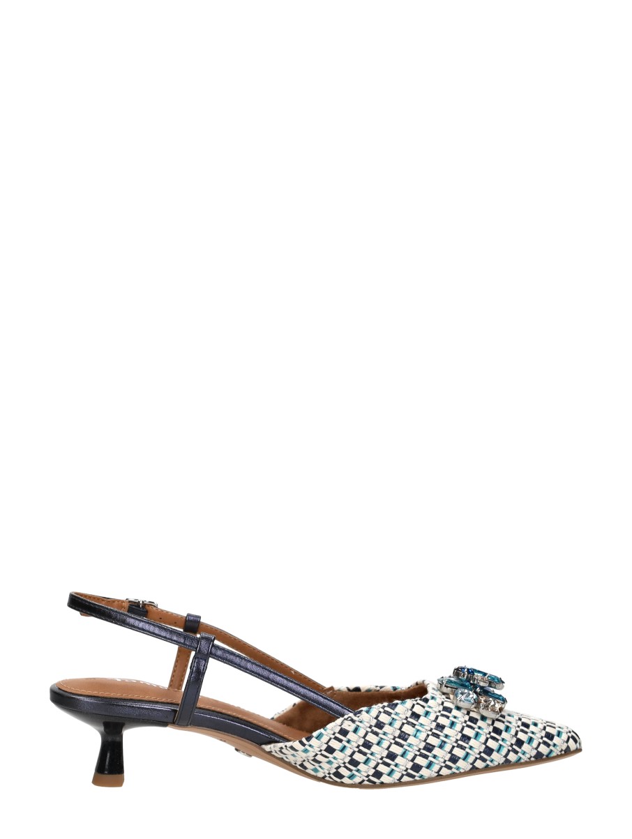 Tamaris - Slingbacks – blauw – foto 4 van 4