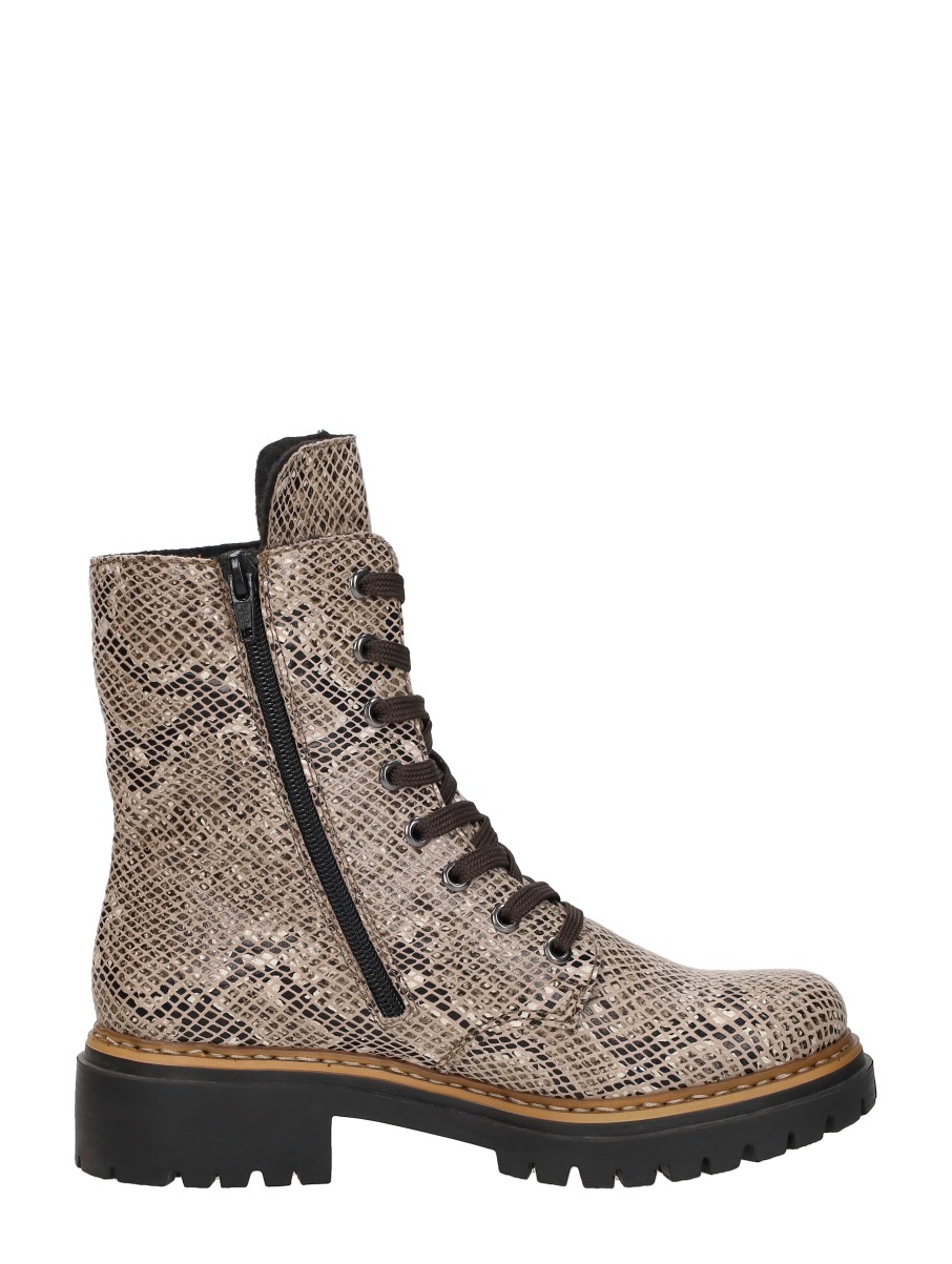 Rieker - Veterschoenen Hoog – beige – foto 4 van 4