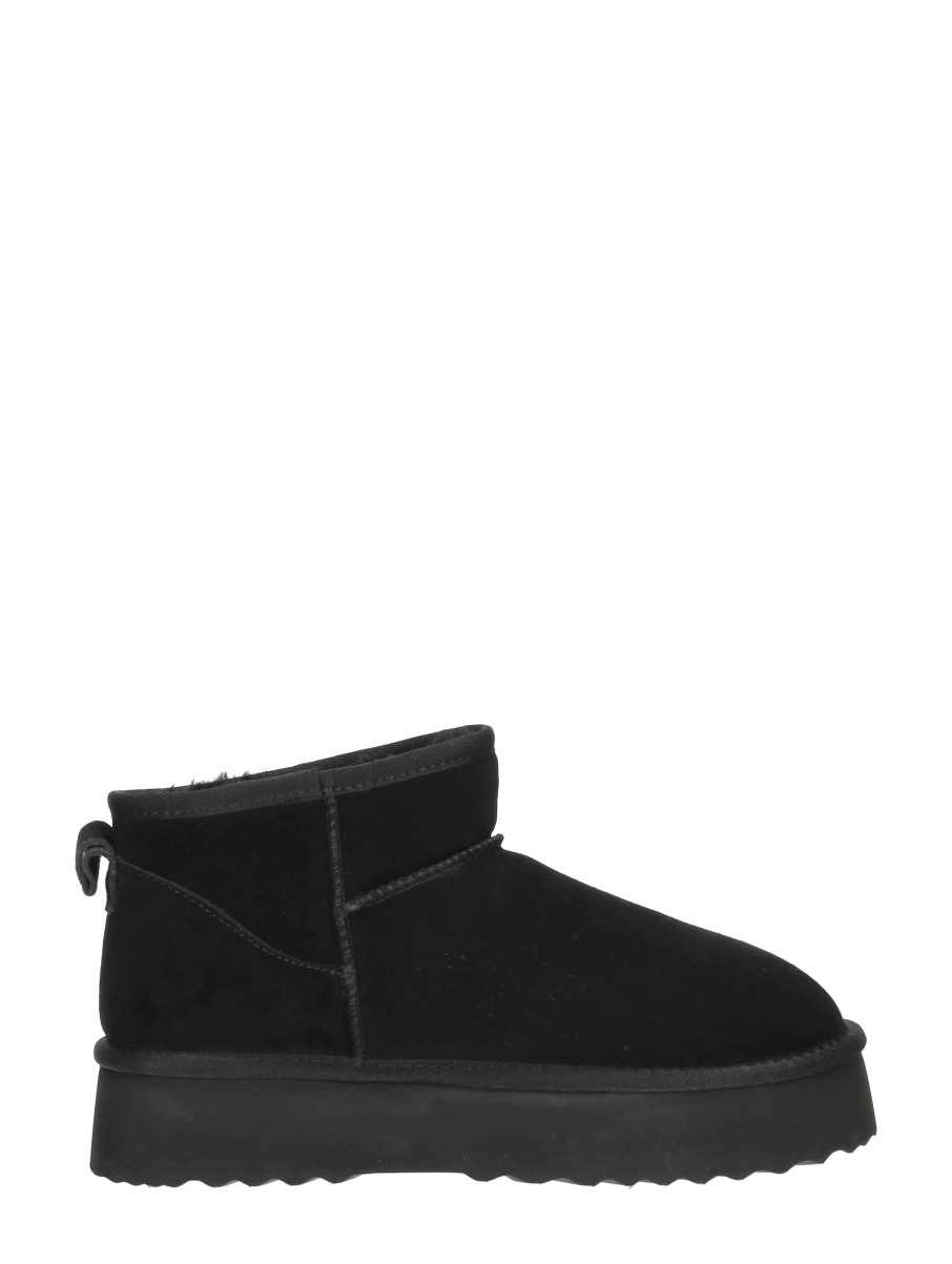 Shoecolate - Enkellaarsjes Plat – zwart – foto 4 van 4