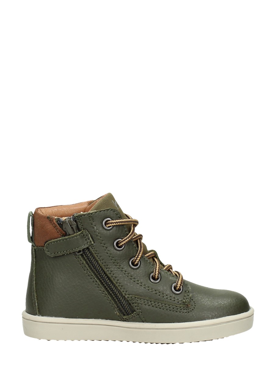 Keq - Veterschoenen Hoog – groen – foto 4 van 4