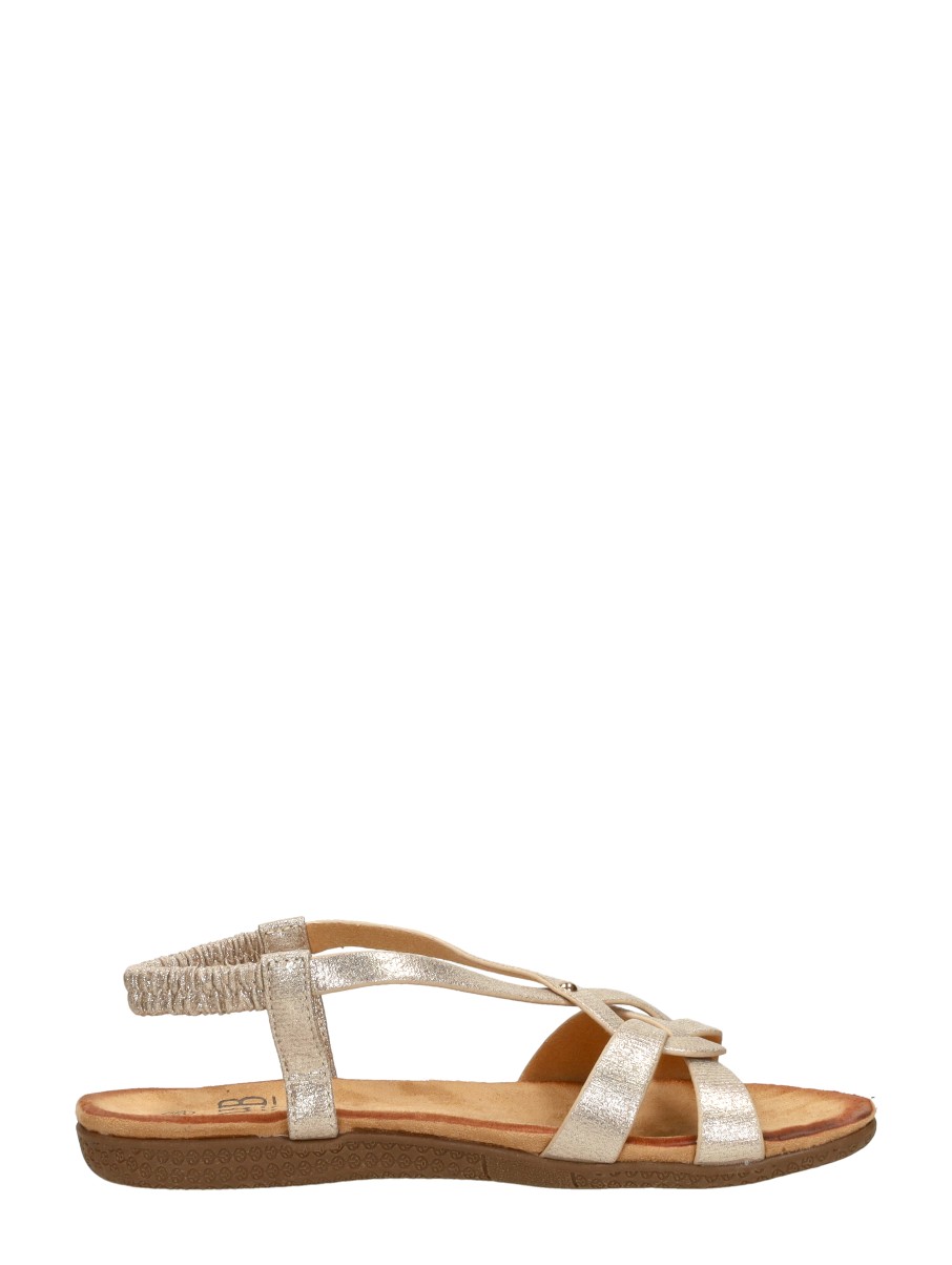 Sub55 - Sandalen Plat – goudkleur – foto 4 van 4