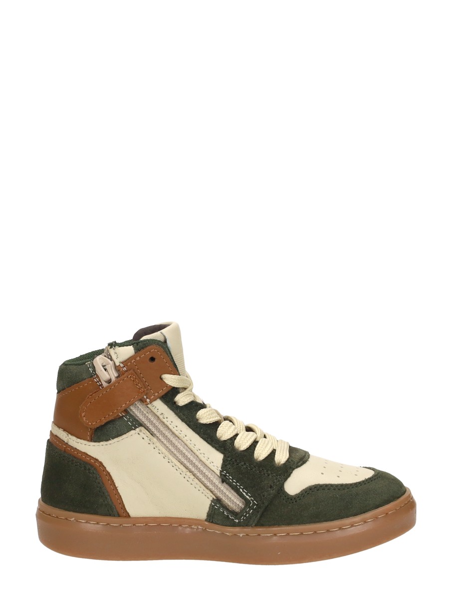 Keq - Veterschoenen Hoog – groen – foto 4 van 4