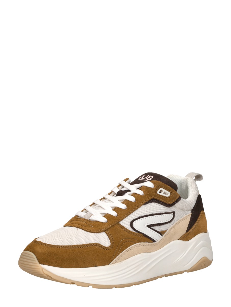 HUB Glide herensneaker bruin