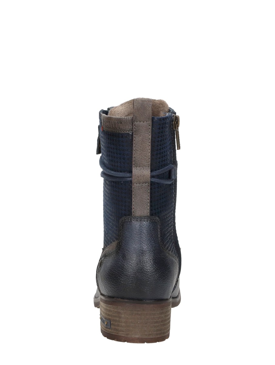 Mustang - Veterschoenen Hoog – blauw – foto 3 van 4