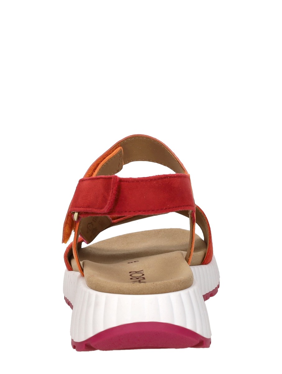 Gabor - Sandalen Plat – oranje – foto 3 van 4