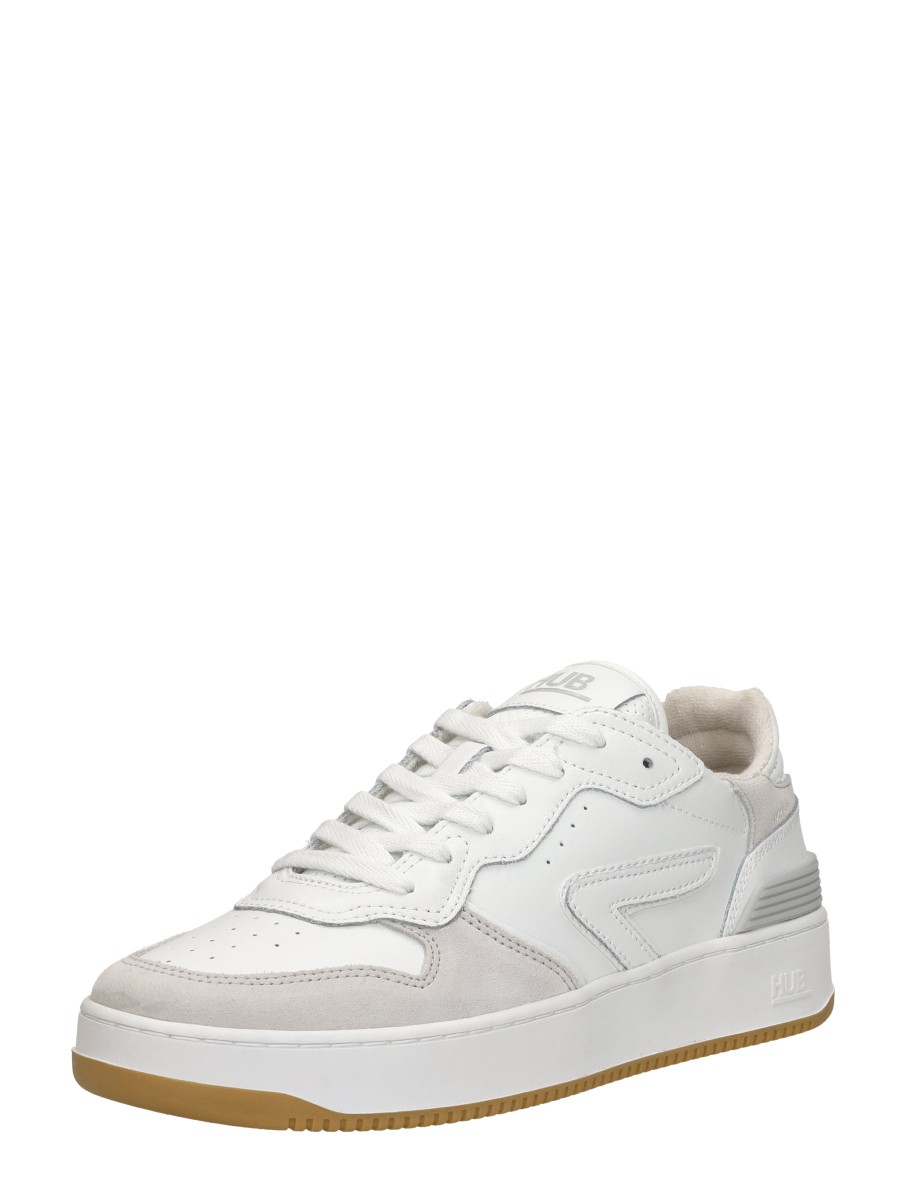 HUB herensneaker wit
