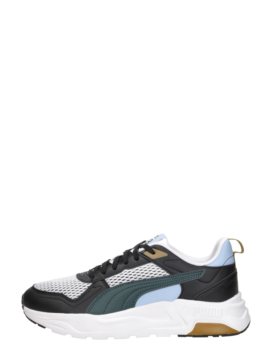 PUMA Trinity 2 LT Run Fun Jr Unisex Sneakers - PUMA White-Green Terrain-PUMA Black