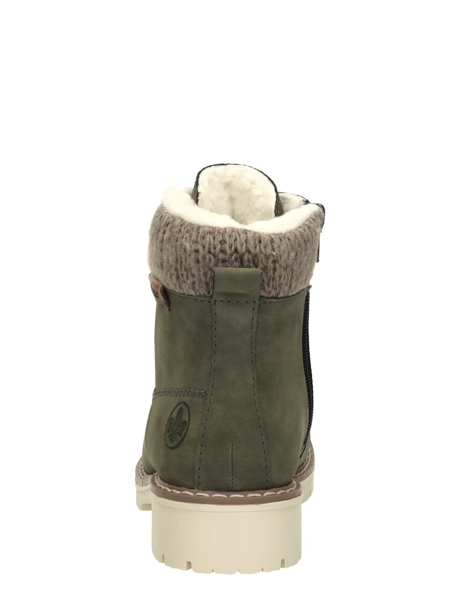 Rieker - Veterschoenen Hoog – groen – foto 3 van 4